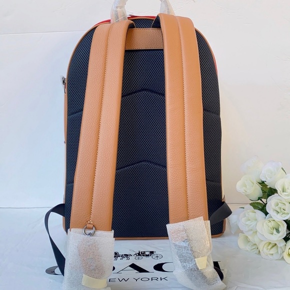 NWT Coach West Backpack With Patches cj512 - Picture 7 of 11